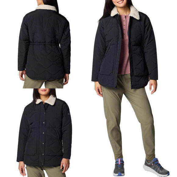 Columbia Birchwood II Quilted Jacket Black Womens Small